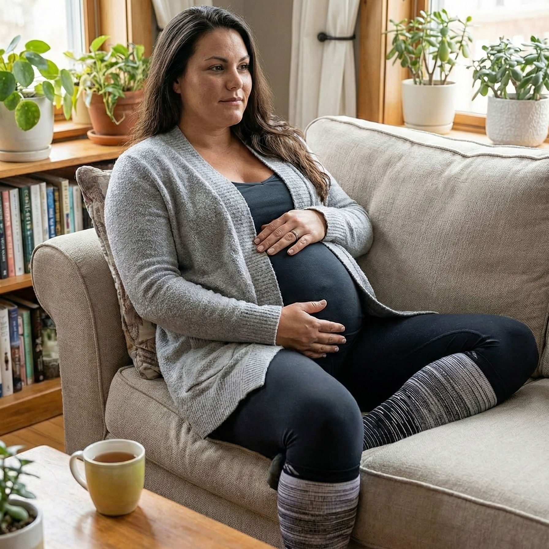 LIVLUS Wide Calf Graduated Compression Socks