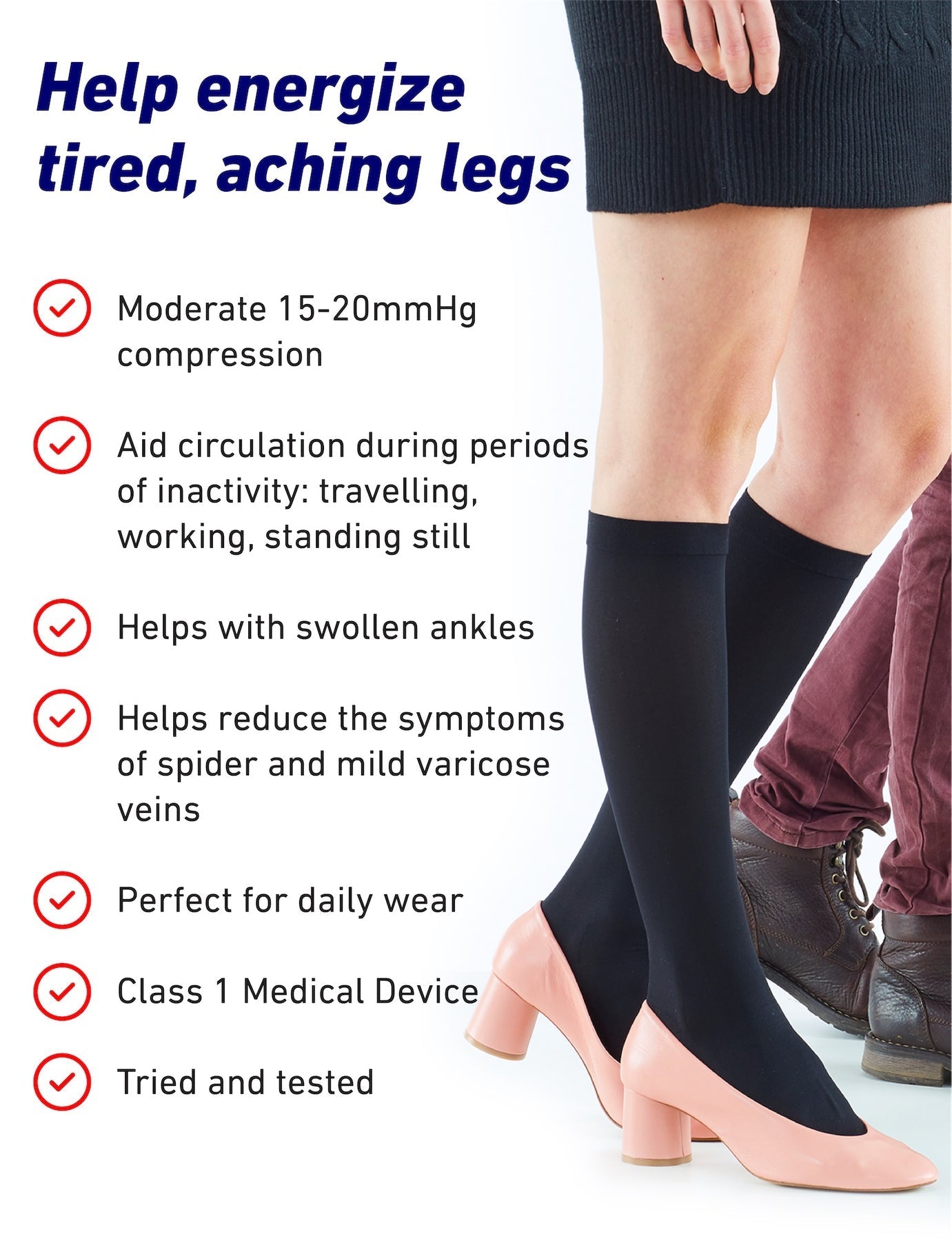 LIVLUS Medical Elastic Compression Stocks